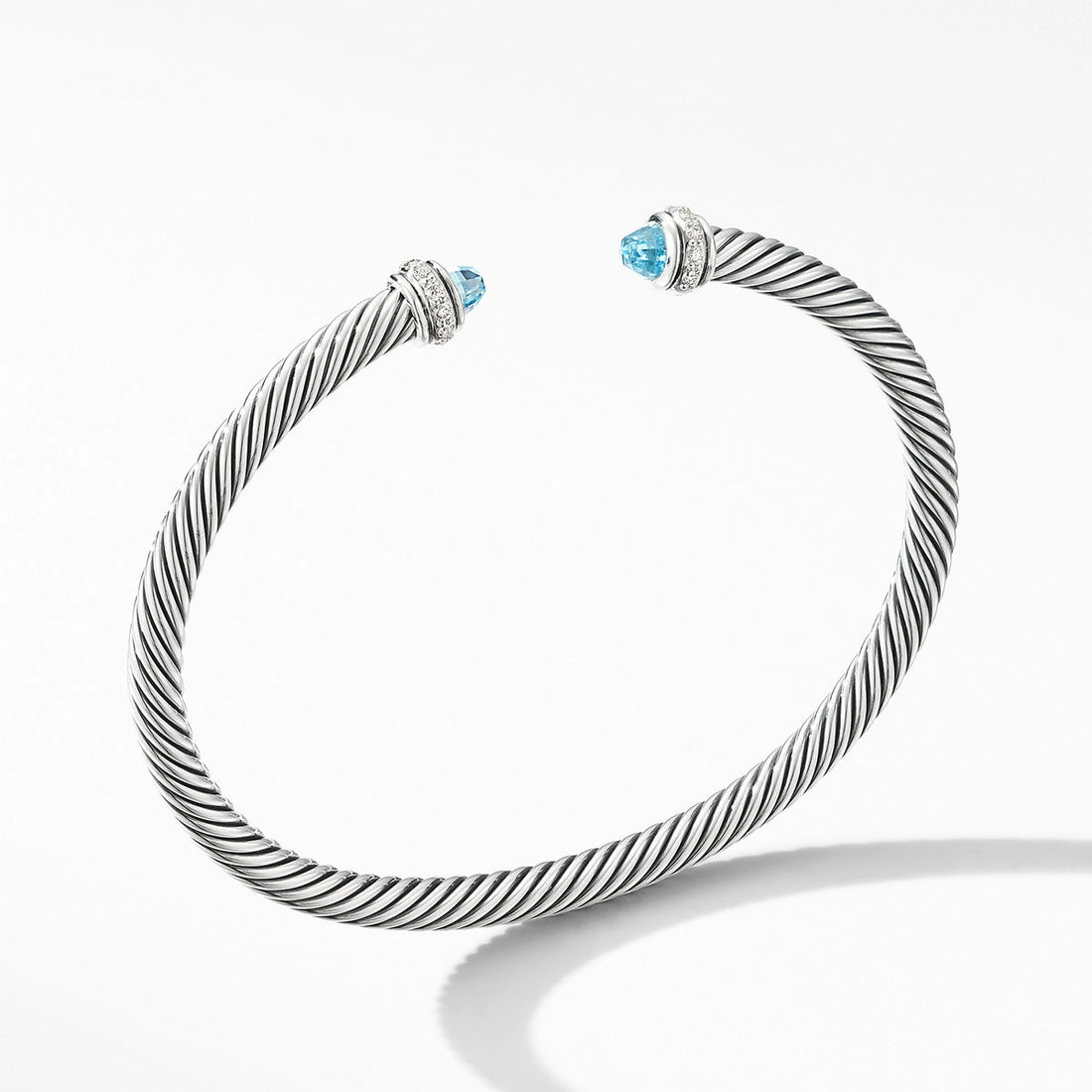 David Yurman Bracelets in Silver containing Blue topaz , Multi-gemstone, Diamond B14711DSSABTDIM