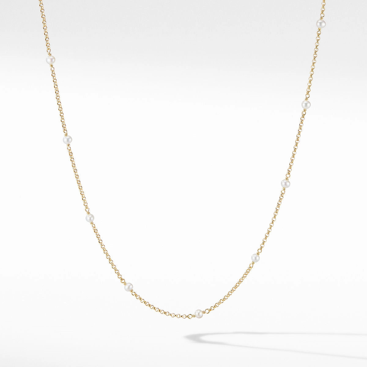 David Yurman Necklaces in Yellow Gold containing Pearl N1477888BPE22