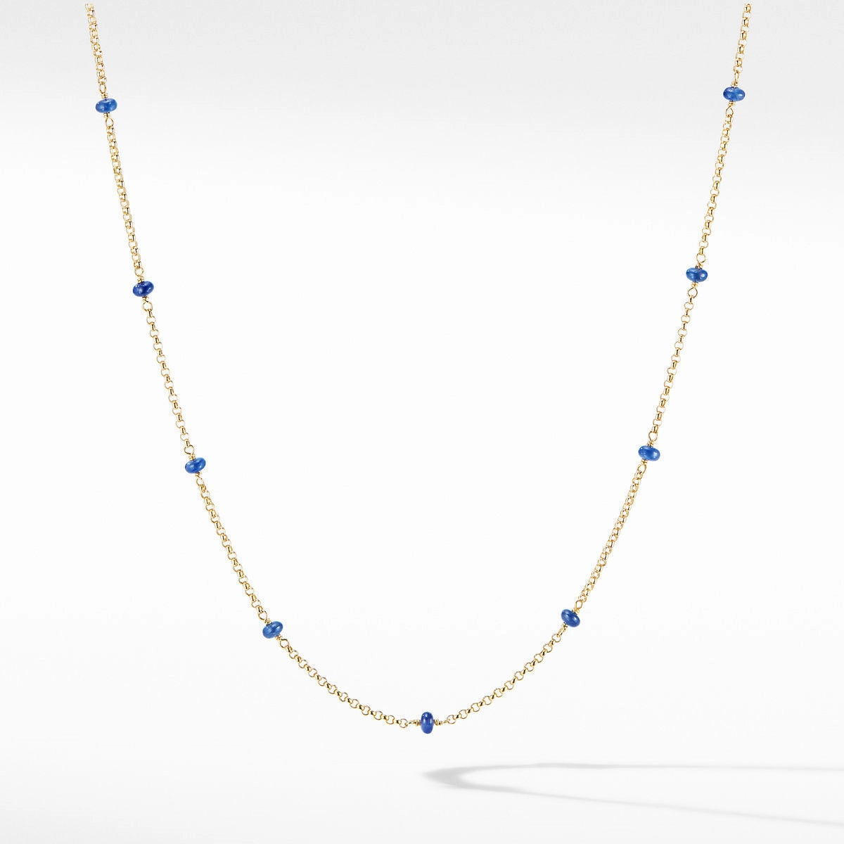 David Yurman Necklaces in Yellow Gold containing Sapphire N1477888ABS22