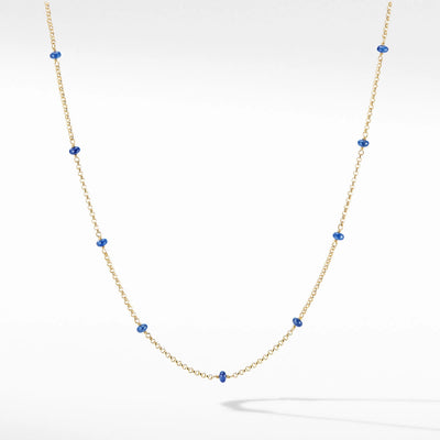 David Yurman Necklaces in Yellow Gold containing Sapphire N1477888ABS22