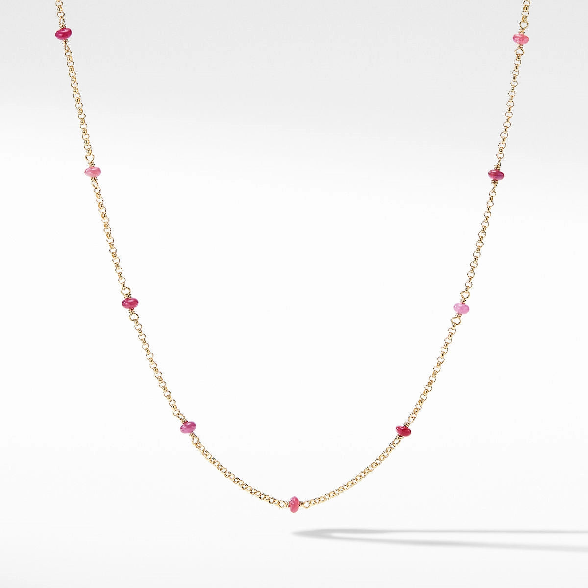 David Yurman Necklaces in Yellow Gold containing Ruby N1477888ARU22