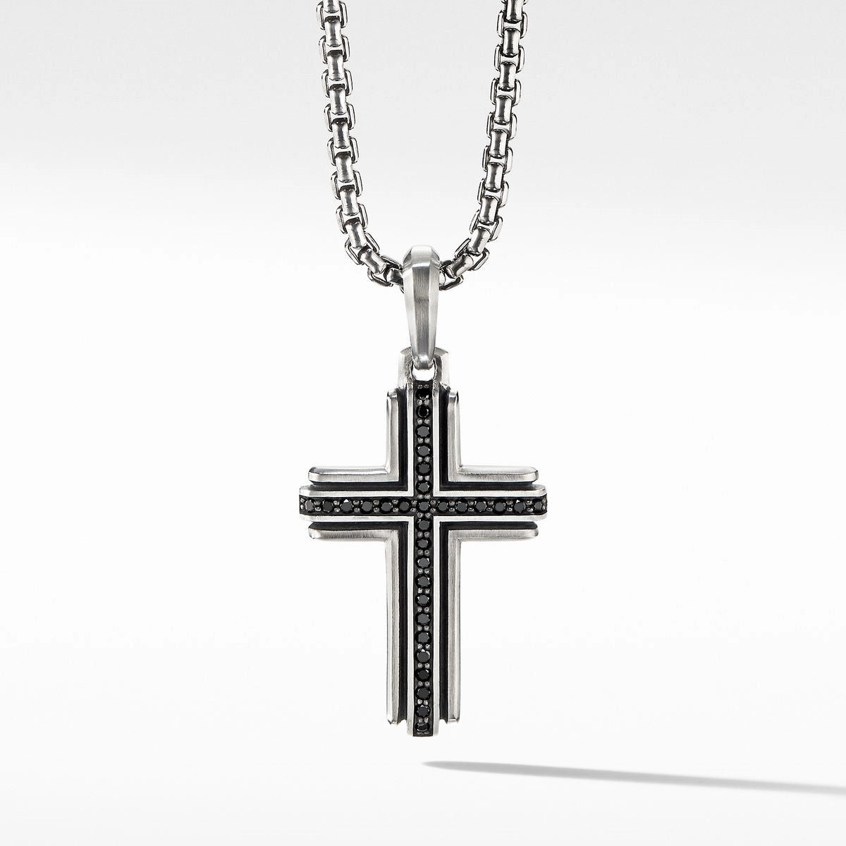 David Yurman Pendants in Silver containing Black diamond D25359MSSABD