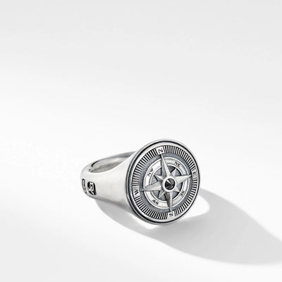 David Yurman Rings in Silver containing Black diamond R25391MSSABD10