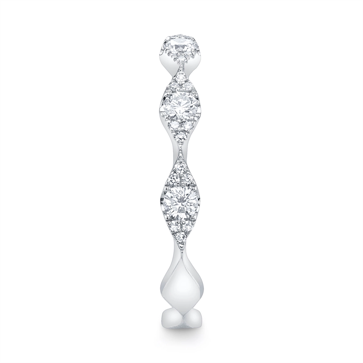 Wedding Bands Rings in White Gold containing Diamond 390290