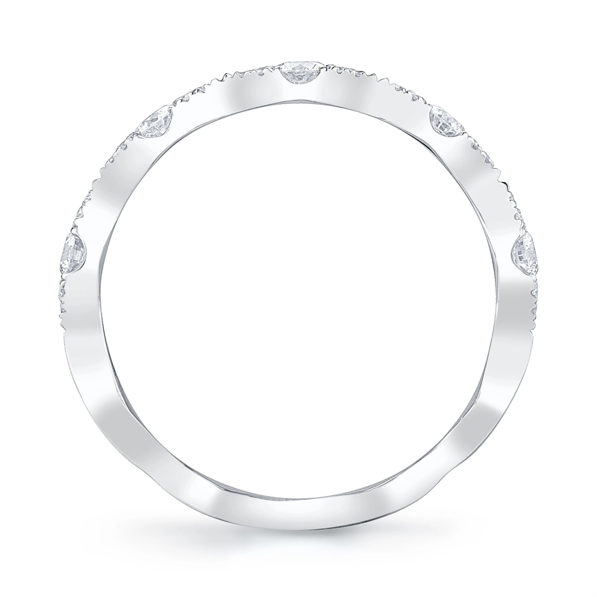 Wedding Bands Rings in White Gold containing Diamond 390290