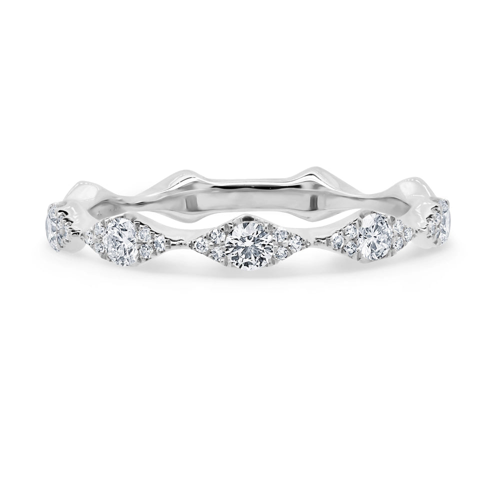 Wedding Bands Rings in White Gold containing Diamond 390290