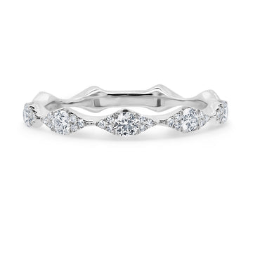 Wedding Bands Rings in White Gold containing Diamond 390290