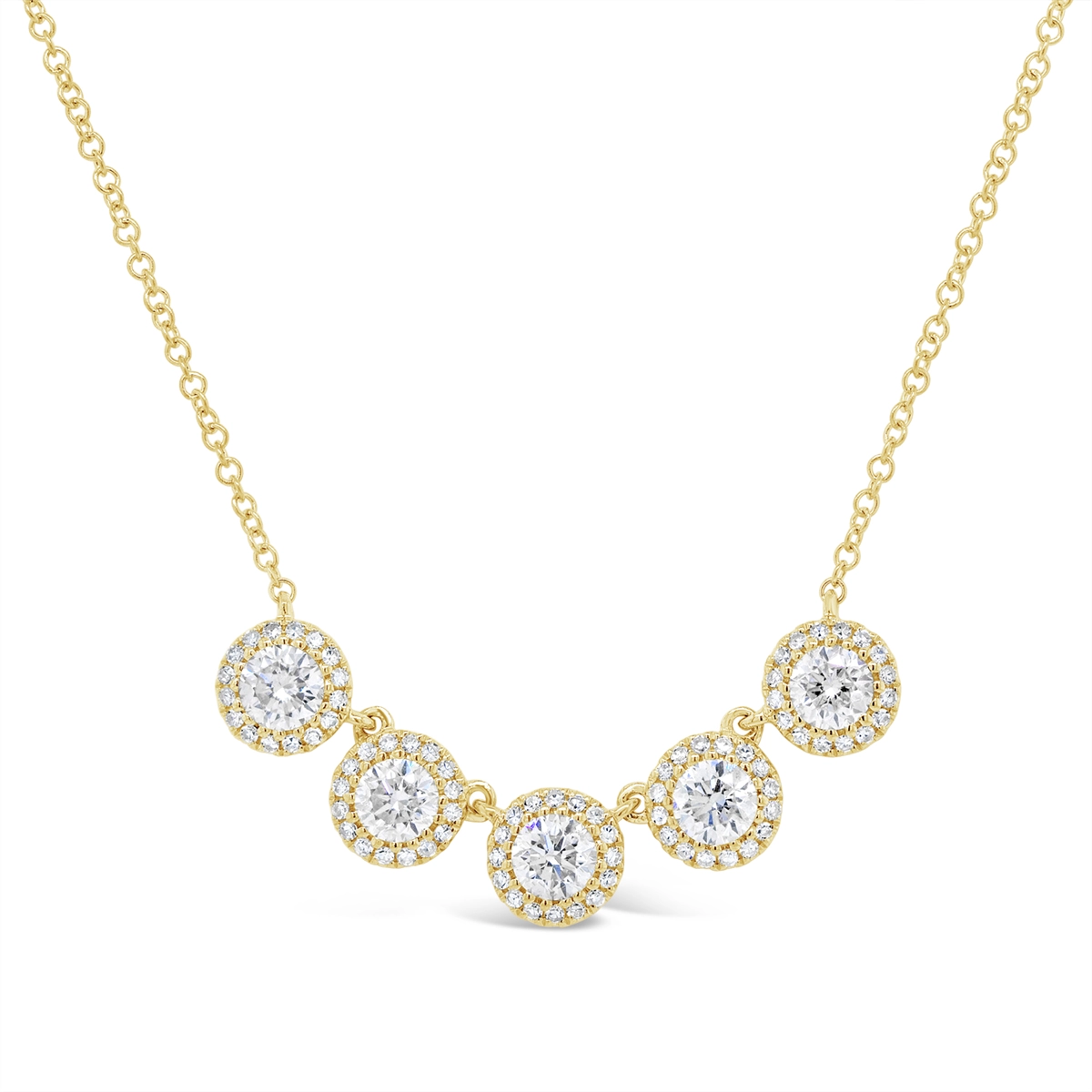 Necklaces Necklaces in Yellow Gold containing Diamond 390308