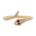 Rings Rings in Yellow Gold containing Multi-gemstone, Diamond, Ruby 390417
