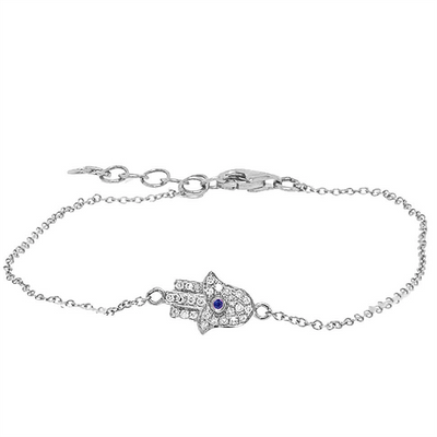 Bracelets Bracelets in White Gold containing Multi-gemstone, Diamond, Sapphire 390419