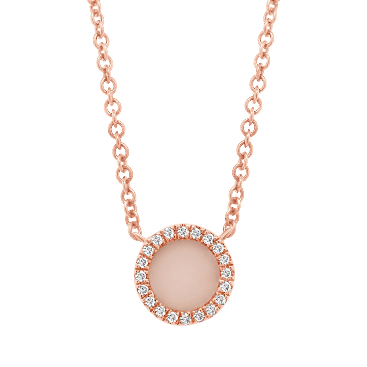 Necklaces Necklaces in Rose Gold containing Opal, Multi-gemstone, Diamond 390421
