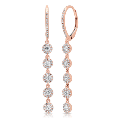 csv_image Earrings Earring in Rose Gold containing Diamond 390430