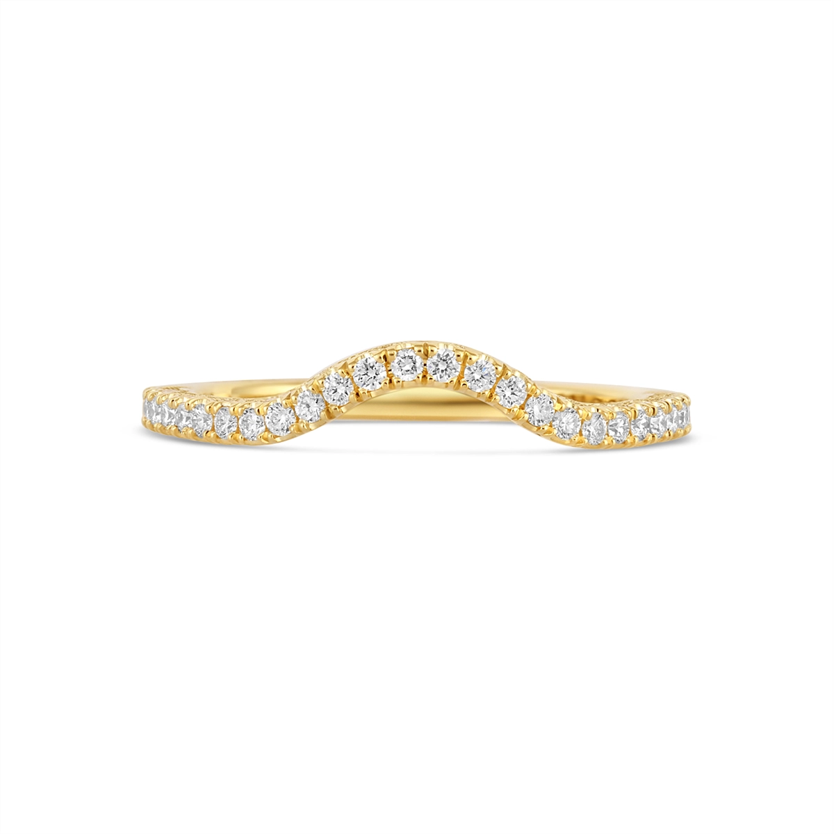 Tacori Wedding Rings in Yellow Gold containing Diamond HT 2561 B 1/2 Y R