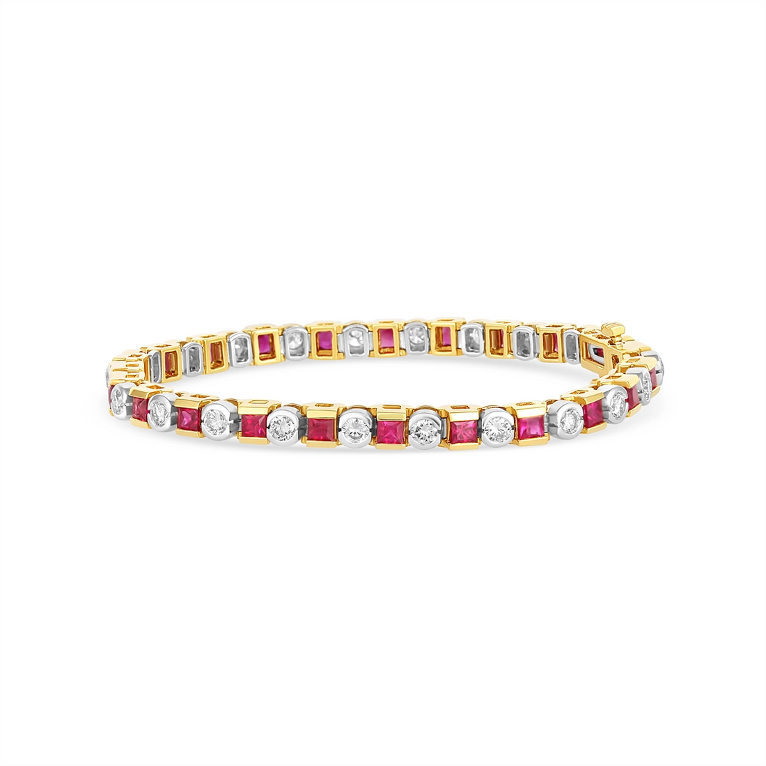 Bracelets Bracelets in Yellow Gold containing Multi-gemstone, Diamond, Ruby 390676