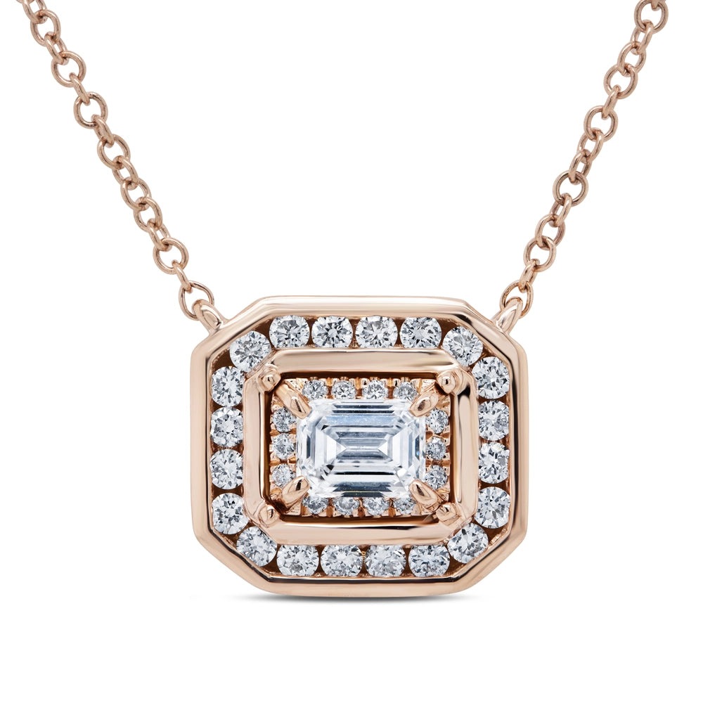 Necklaces Necklaces in Rose Gold containing Diamond 390751