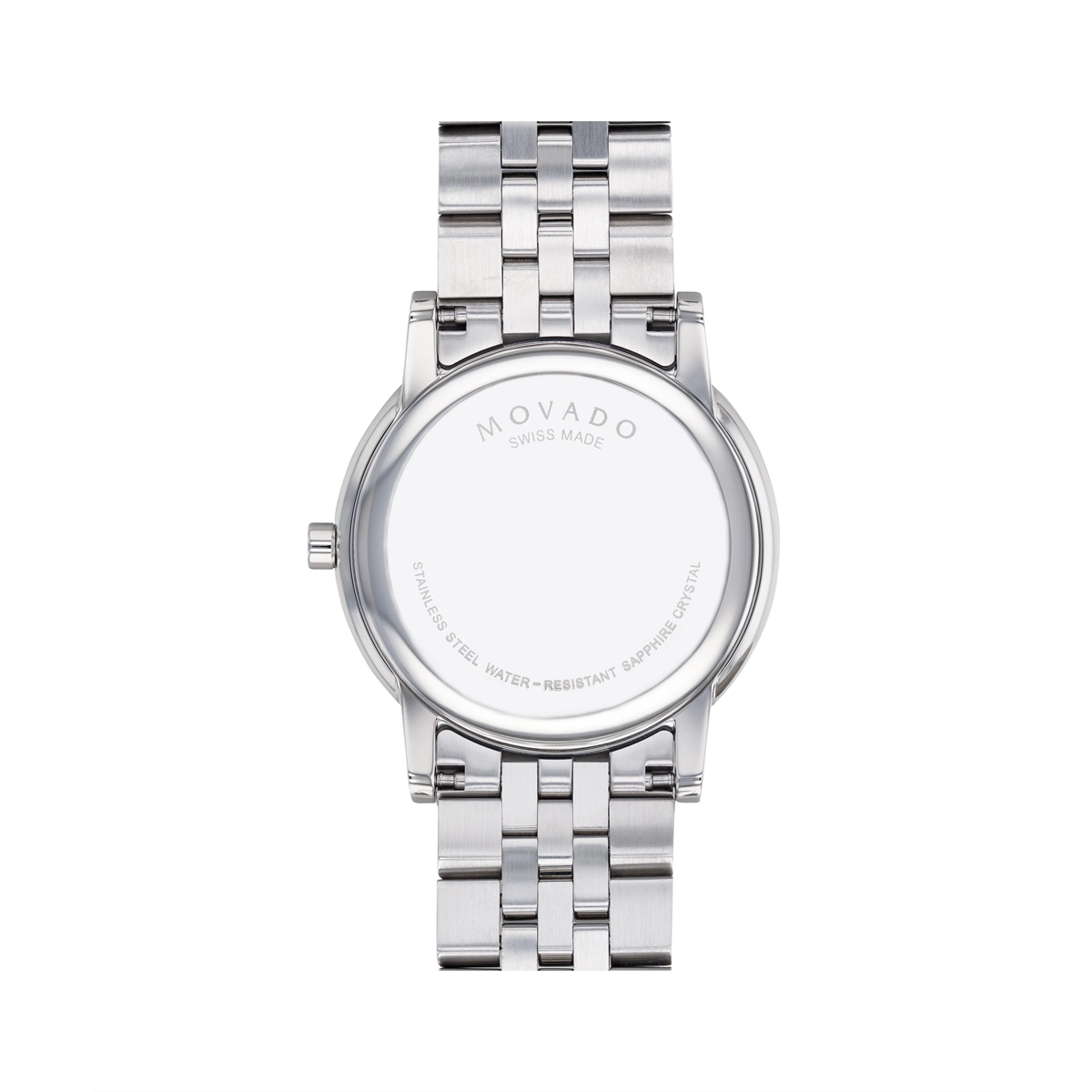 Movado Museum Classic Watch Stainless Steel Black Dial 40mm Quartz