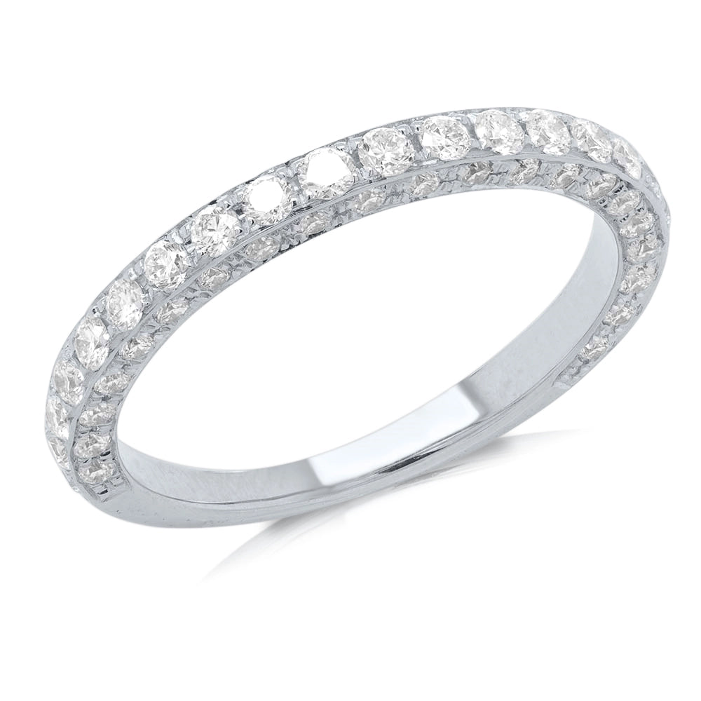 Wedding Bands Wedding Rings in White Gold containing Diamond 392510