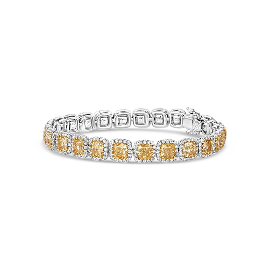 Bracelets Bracelets in White Gold containing Multi-gemstone, Diamond 392565
