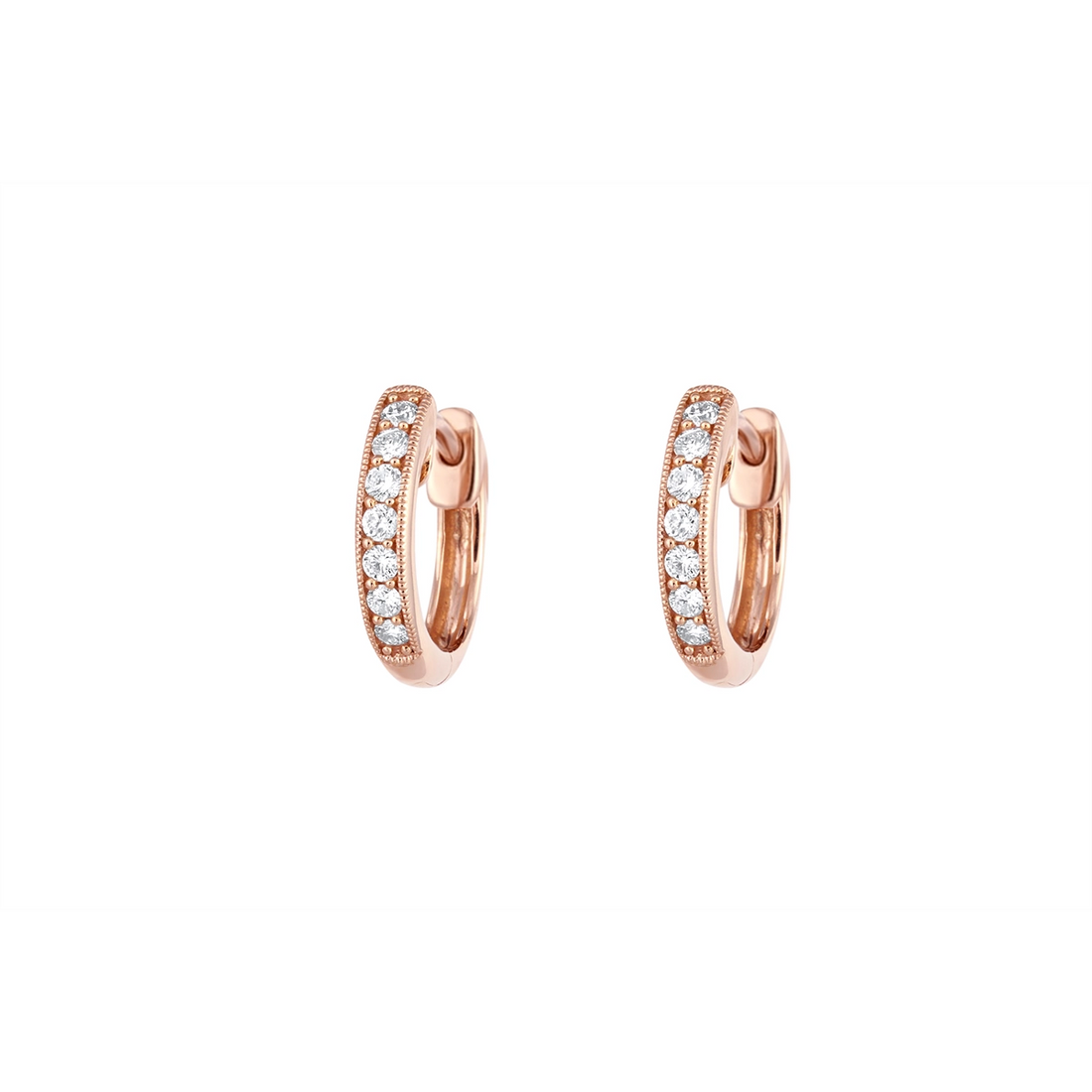 Earrings Earrings in Rose Gold containing Diamond 392859