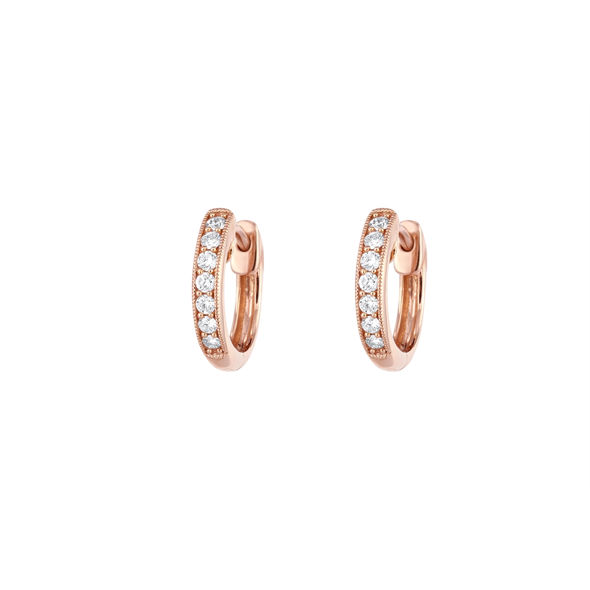 Earrings Earrings in Rose Gold containing Diamond 392859