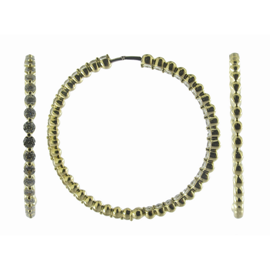 Earrings Earrings in Yellow Gold containing Diamond 392862