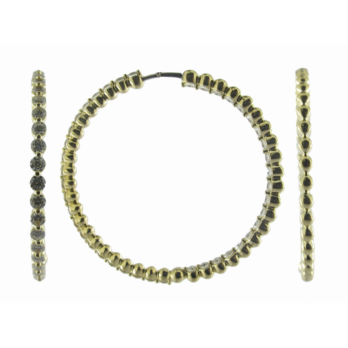 Earrings Earrings in Yellow Gold containing Diamond 392862