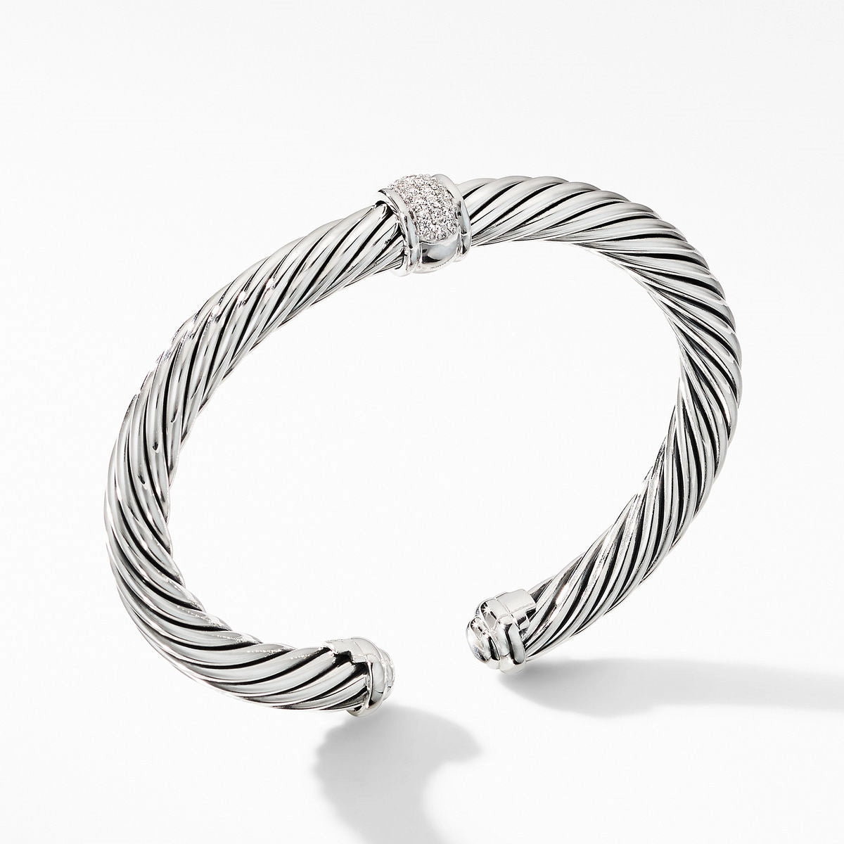 David Yurman Bracelets in Silver containing Diamond B06310SSADIM