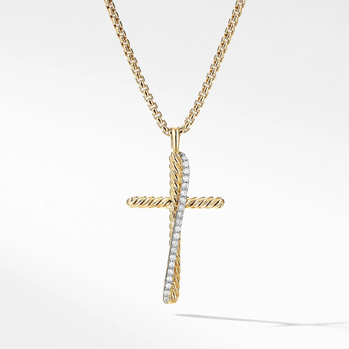 David Yurman Necklaces in Yellow Gold containing Diamond N07374D88ADI17