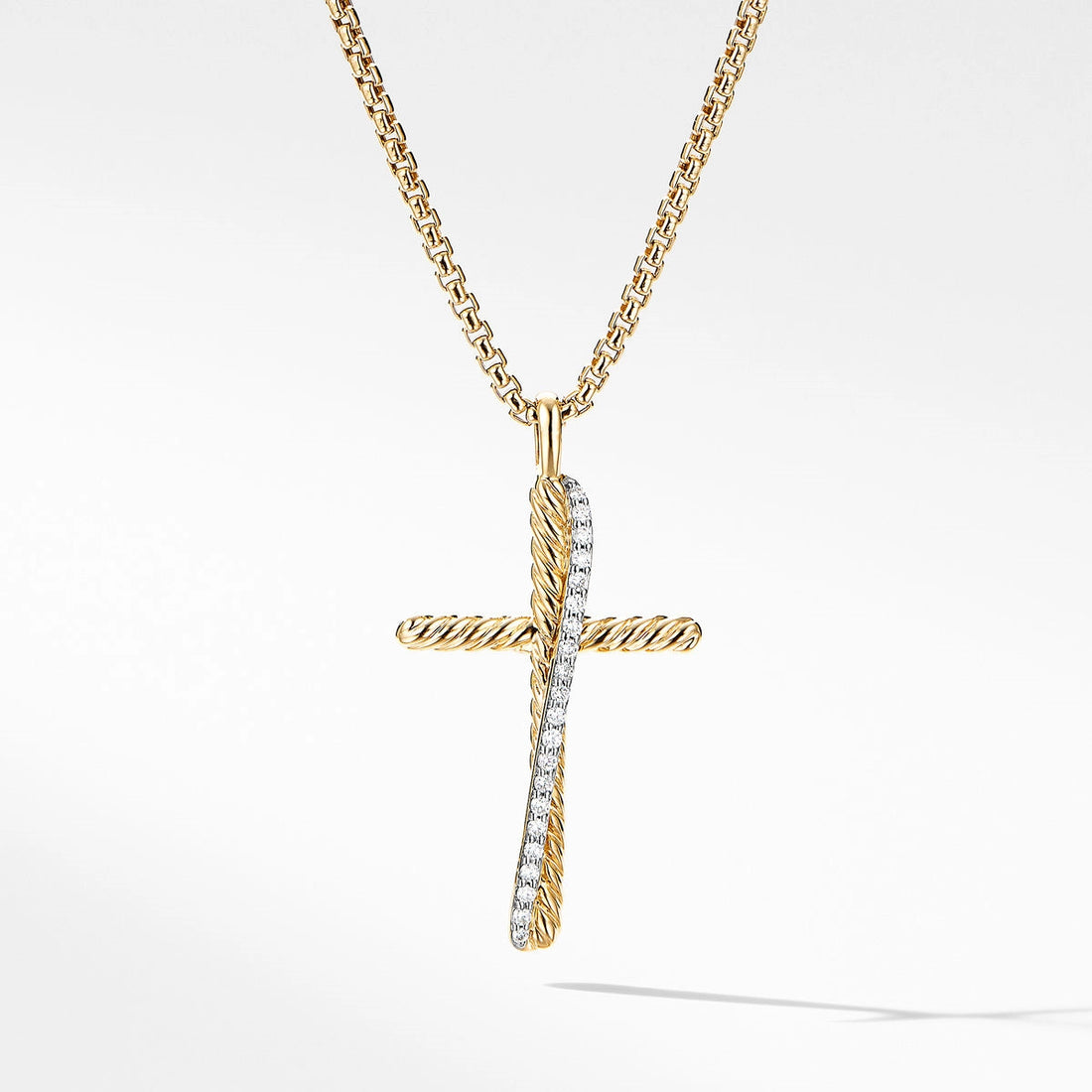 David Yurman Necklaces in Yellow Gold containing Diamond N07374D88ADI17