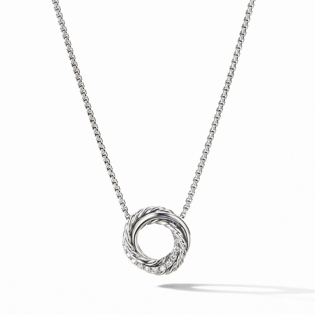 David Yurman Necklaces in Silver containing Diamond N16090DSSADI17
