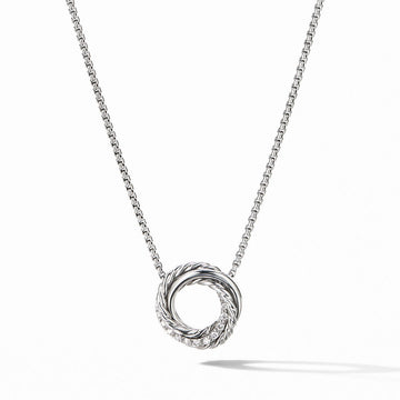 David Yurman Necklaces in Silver containing Diamond N16090DSSADI17
