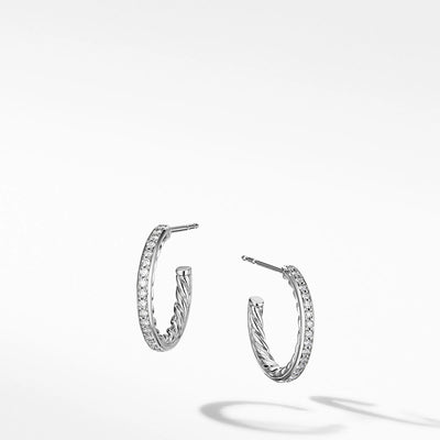 David Yurman Earrings in Silver containing Diamond E14802DSSADI