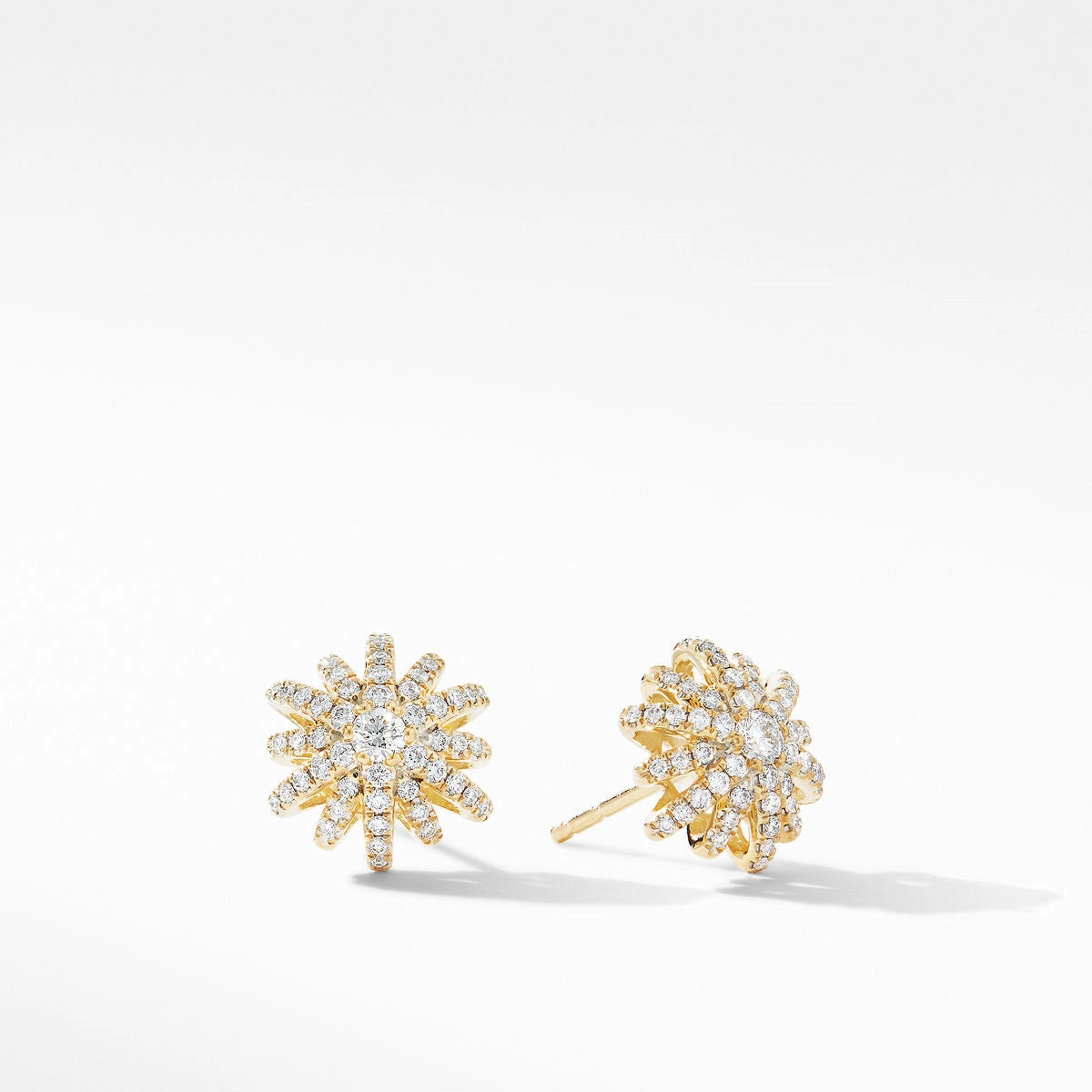 David Yurman Earrings in Yellow Gold containing Diamond E14839D88ADI