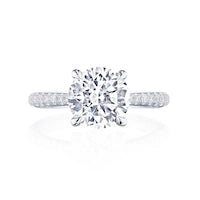 Tacori Engagement Rings in Platinum/Palladium containing Diamond HT 2672 RD 8.5