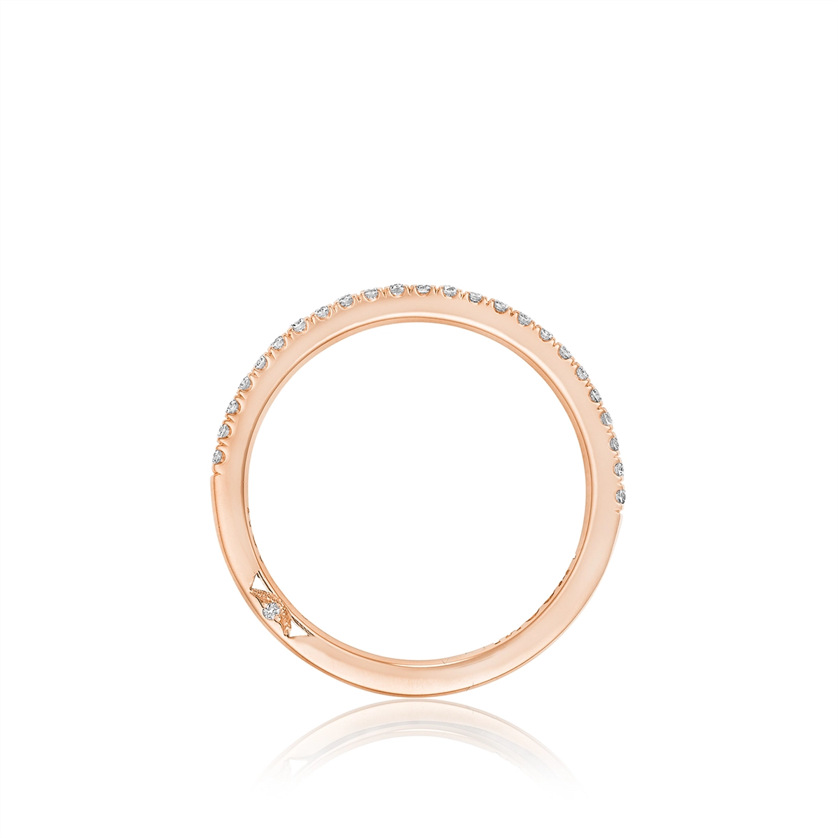 csv_image Tacori Wedding Ring in Rose Gold containing Diamond 2670 1.5 B 1/2 PK