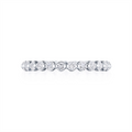 Tacori Wedding Rings in White Gold containing Diamond 2666 B 1/2 W