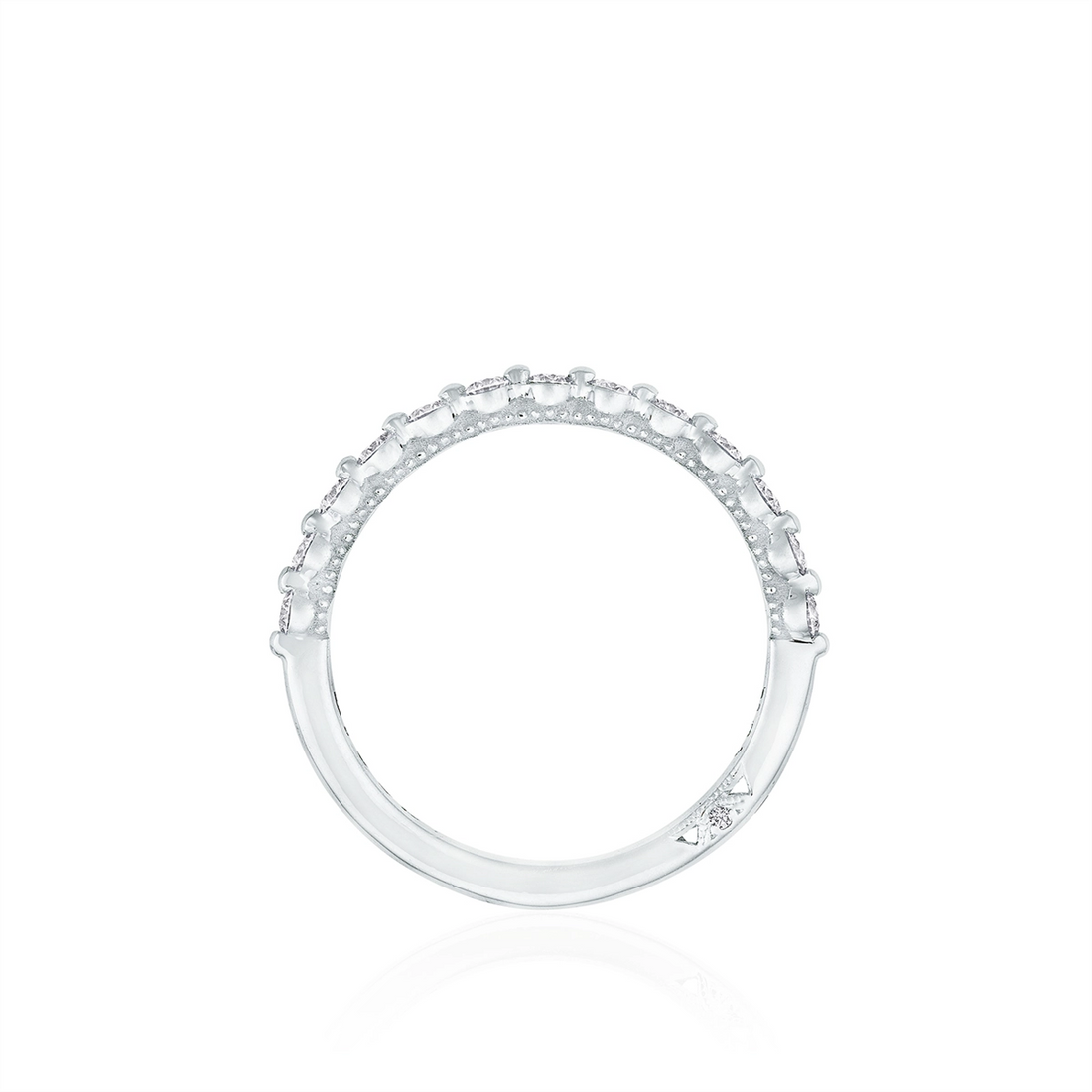 Tacori Wedding Rings in White Gold containing Diamond 2666 B 1/2 W