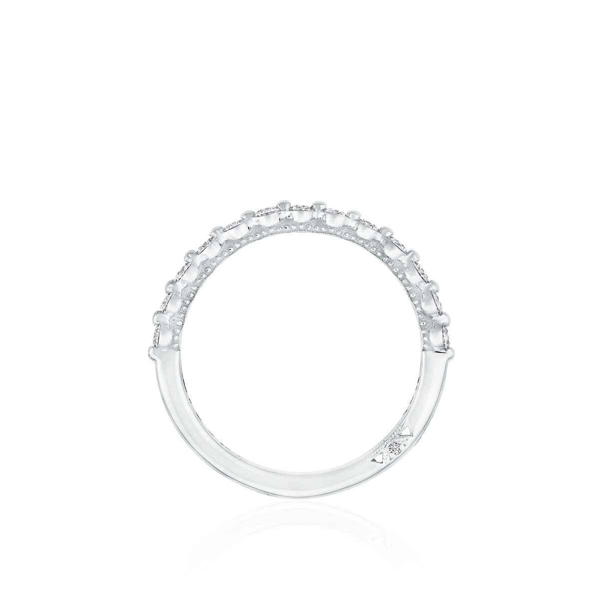 Tacori Wedding Rings in White Gold containing Diamond 2666 B 1/2 W