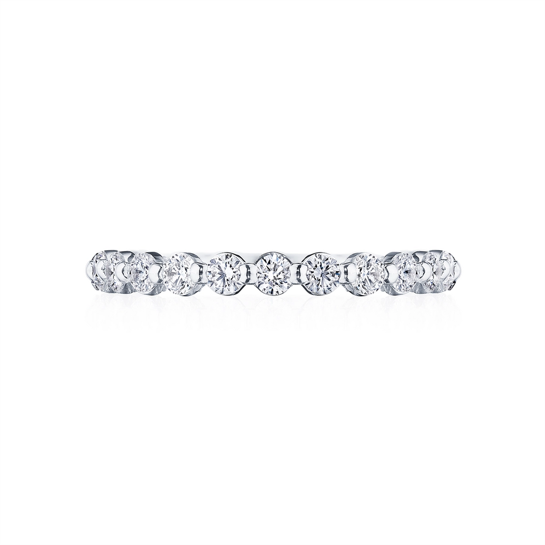 Tacori Wedding Rings in White Gold containing Diamond 2666 2.5 B 1/2 W