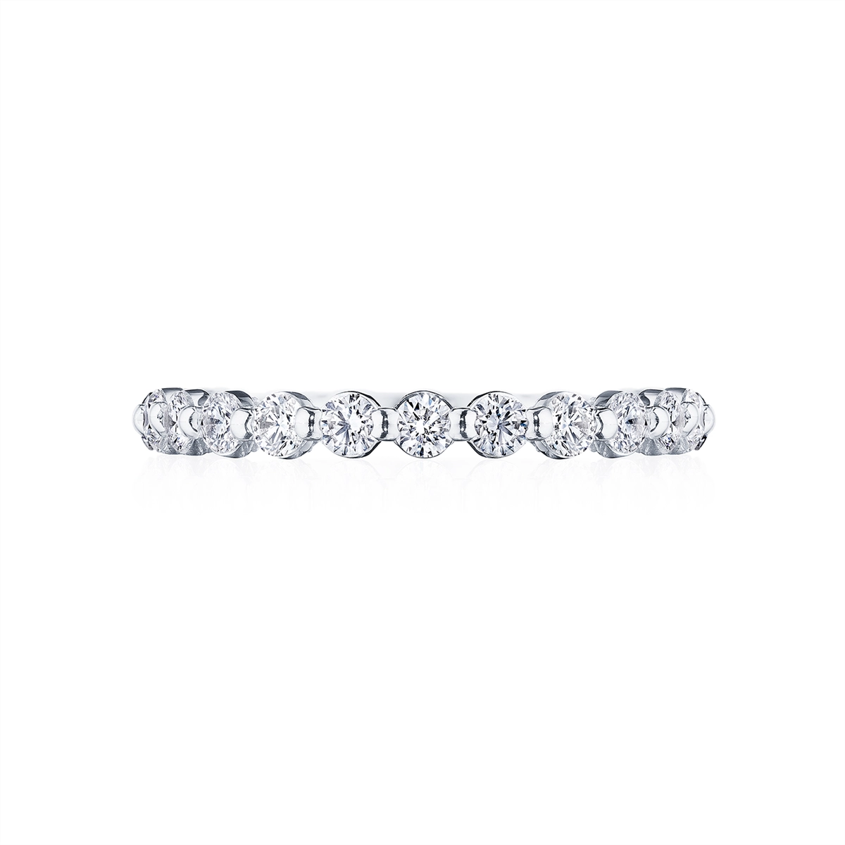 Tacori Wedding Rings in White Gold containing Diamond 2666 2.5 B 1/2 W