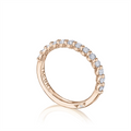 Tacori Wedding Rings in Rose Gold containing Diamond 2666 2.5 B 1/2 PK