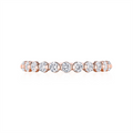 Tacori Wedding Rings in Rose Gold containing Diamond 2666 2.5 B 1/2 PK