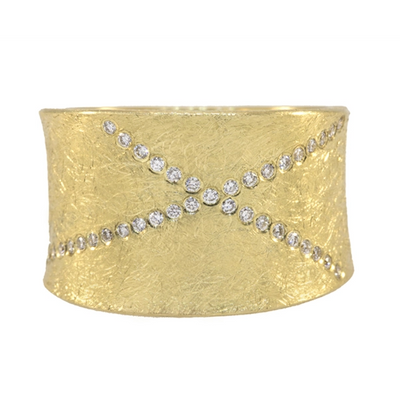 Todd Reed Rings in Yellow Gold containing Diamond TRDR444-18K