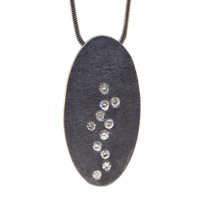 Todd Reed Necklaces in Silver containing Diamond TRDN125