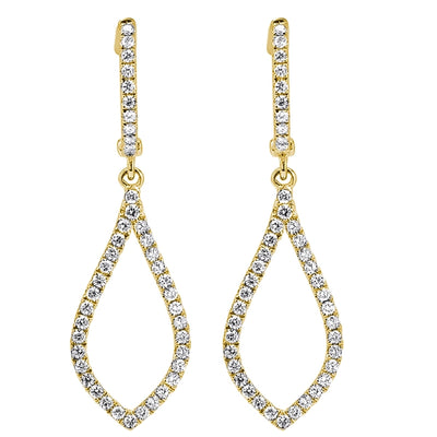 Earrings Earrings in Yellow Gold containing Diamond 393723