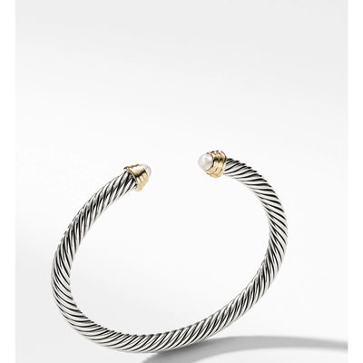 David Yurman Bracelets in Mixed Metals containing Pearl KB1046S4BPEL