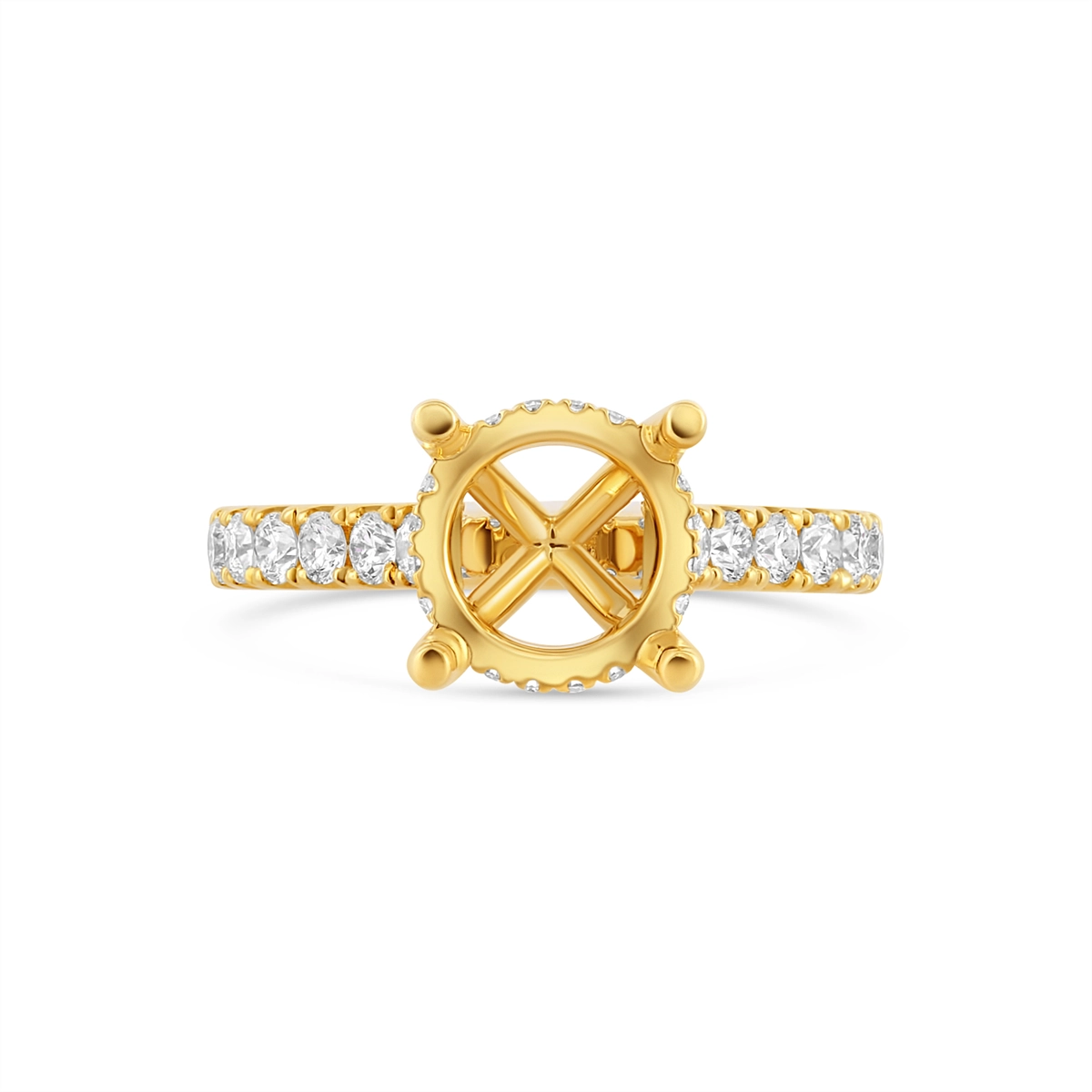 Engagement Collections Engagement Rings in Yellow Gold containing Diamond 393871