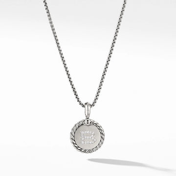 David Yurman Pendants in Silver containing Diamond D14521DSSADIB