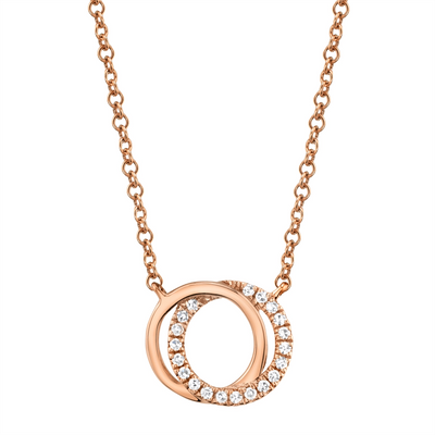 Necklaces Necklaces in Rose Gold containing Diamond 394045