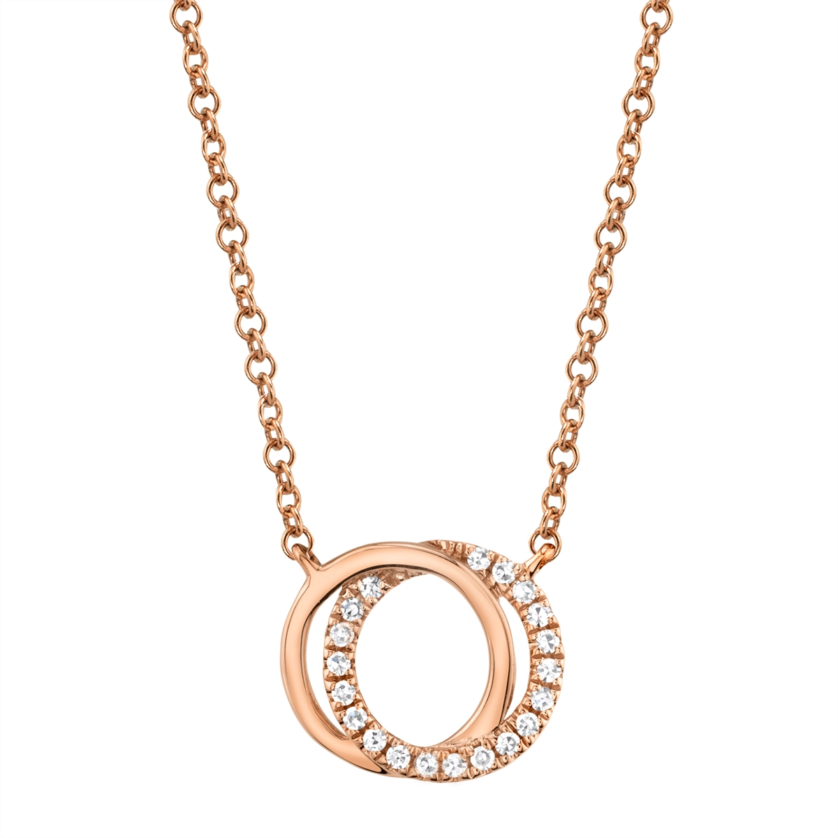 Necklaces Necklaces in Rose Gold containing Diamond 394045